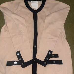 CHANEL Vintage Bi-Color Cardigan